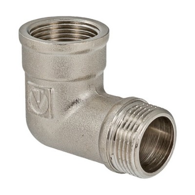 Угольник VALTEC 1 1/4 внутренняя-наружная резьба, 90 градусов, никелированная латунь Угольник VALTEC 1 1/4 внутренняя-наружная резьба, 90 градусов, никелированная латунь