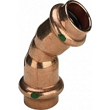 Отвод 45 медный Viega Profipress с SC-Contur d=22 (арт. 292 515)