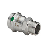 Соединение Viega с наружной резьбой 15 мм х R 1/2 , Sanpress Inox, модель 2311