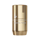 Термостатическая головка Royal Thermo Design жидкостная, М30х1,5, пластик, 7-28, золото