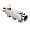 Коллектор VALTEC SQ из нержавеющей стали, шаг 50 мм 1x3/4(Евроконус)x3 (VTc.505.SQ.060503)