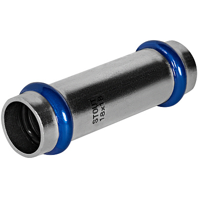 Муфта надвижная Stout из нержавеющей стали 18 ВПр (SSS-2019-000018)