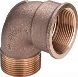 Отвод Viega 90 бронза Rp-резьба 3092 3/8 x 3/8 281748