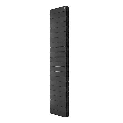 Биметаллический секционный радиатор отопления Royal Thermo PianoForte Tower Noir Sable 300 / 22 секций нижнее подключение Биметаллический секционный радиатор отопления Royal Thermo PianoForte Tower Noir Sable 300 / 22 секций нижнее подключение
