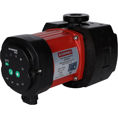 Циркуляционный насос Rommer с частотным регулированием PROFI ERTI 25/40-130 с гайками и теплоизоляцией Циркуляционный насос Rommer с частотным регулированием PROFI ERTI 25/40-130 с гайками и теплоизоляцией