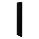 Стальной трубчатый радиатор отопления Royal Thermo Shift Q30 VC2180 - 08 секций RAL9005m (черный)