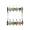 Коллекторная группа UNI-FITT 1 х 9 вых 3/4 с балансировочными и термостатическими вентилями 451B, нерж. cталь