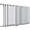 Стальной трубчатый радиатор отопления Rommer RST 2075/07 боковое подключение RAL9016