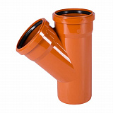 Тройник Ostendorf KGEA 200/125*45 гр.