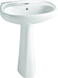 Раковина Vitra Normus с пьедесталом 55 белая
