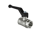 Кран шаровой Valfex латунный DeltaPro для воды 3/4 ВР/ВР рычаг, НИКЕЛИР-Й