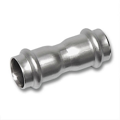 Муфта Sanha 9270, ВПр-ВПр, нержавеющая сталь, 35