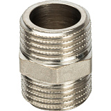 Ниппель Stout SFT-0004 из никелированной латуни с наружной резьбой 3