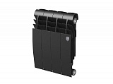 Биметаллический секционный радиатор отопления Royal Thermo BILINER B 350 Чёрный / 1 секция