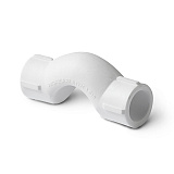Обвод полипропиленовый PRO AQUA PP-R с муфтами короткий белый (25), арт.PA16118P