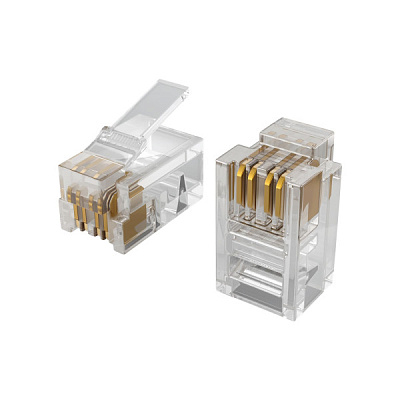 Коннектор EctoControl 4P4C (RJ11), 10шт. (ES-CNRJ-11) Коннектор EctoControl 4P4C (RJ11), 10шт. (ES-CNRJ-11)