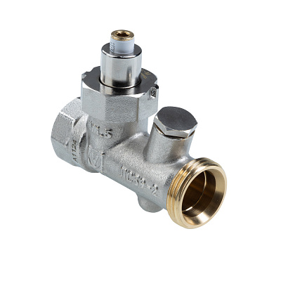 Клапан запорно-регулирующий VALTEC с выходом под датчик температуры 1/2x3/4 Евроконус Клапан запорно-регулирующий VALTEC с выходом под датчик температуры 1/2x3/4 Евроконус
