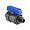 Кран шаровой Valfex ПНД компрессионный НР/ВР разборный 1/2x3/4 Ду20