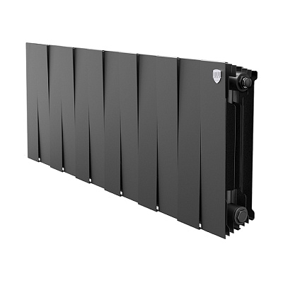 Биметаллический секционный радиатор отопления Royal Thermo PianoForte Noir Sable 300 / 12 секций Биметаллический секционный радиатор отопления Royal Thermo PianoForte Noir Sable 300 / 12 секций