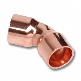 Отвод Sanha 5041, 45 гр. ВП-ВП, медь, 42