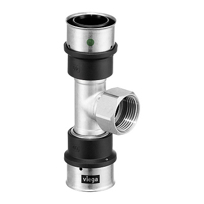 Тройник Viega SmartPress переходной 32 x Rp 3/4 x 32, модель 6717 Тройник Viega SmartPress переходной 32 x Rp 3/4 x 32, модель 6717