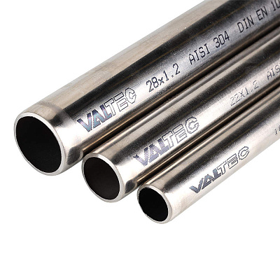 Труба VALTEC из нержавеющей стали, 15 x 1,0 мм, 4 метра (VTi.900.304L.1510R) Труба VALTEC из нержавеющей стали, 15 x 1,0 мм, 4 метра (VTi.900.304L.1510R)