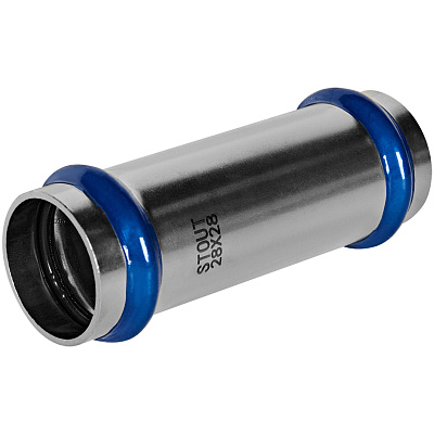 Муфта надвижная Stout из нержавеющей стали 28 ВПр (SSS-2019-000028)