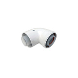 Угол Camino 90 градусов 80/125 mm Condensing (мама-папа) (CE.00.67 C)
