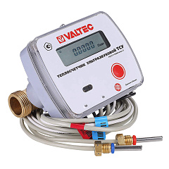 Теплосчётчик ультразвуковой VALTEC TCY-15.06.0.0.MK.H, Ду15, без интерфейса, 0,6 м3/час (на обратный тр.)