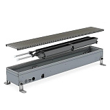 Внутрипольный конвектор с принудительной конвекцией Jaga Clima Canal Metal H08 L144 T18 24В решетка BNA