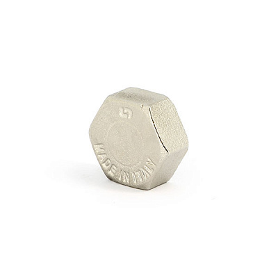 Заглушка UNI-FITT 1, никелированная латунь, внутренняя Заглушка UNI-FITT 1, никелированная латунь, внутренняя
