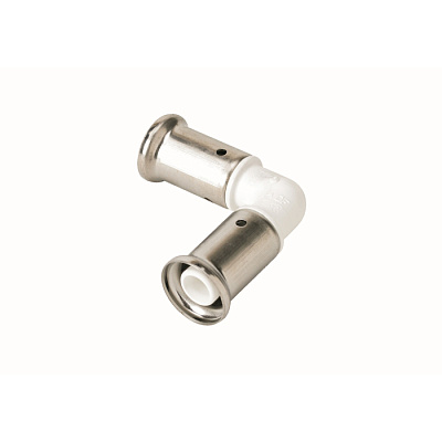 Угольник Henco 90 градусов, ПВДФ пресс (белый), 20x20