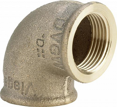 Отвод Viega 90 бронза Rp-резьба 3090 1/2 x 3/8 320676