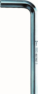 Г-образный ключ WERA 950 хром, 7 x 95 мм Г-образный ключ WERA 950 хром, 7 x 95 мм