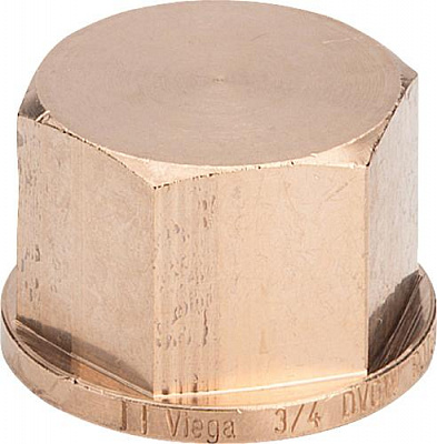Заглушка Viega модель 3301 1/2 арт. 266660, бронза Заглушка Viega модель 3301 1/2 арт. 266660, бронза
