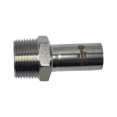 Вставка MVI с переходом на наружную резьбу 18х3/4 из нержавеющей стали