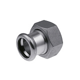 Соединитель KAN-therm пресс INOX нерж. с накидной резьбой 28 x 1 1/4