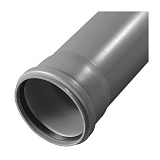 Труба для внутренней канализации Valfex BASE D75 с раструбом L=0,75 м (75x750)