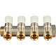 Коллектор Stout с регулировочными вентилями 1x3/4EK с 4 отводами, SMB 6851 013404