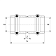 Муфта медная Viega Profipress с SC-Contur d=22 (арт. 292 683)