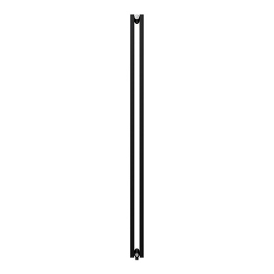 Стальной трубчатый радиатор отопления Royal Thermo Shift Q30 VC2180 - 10 секций RAL9005m (черный)