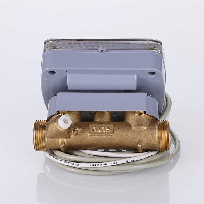 Теплосчётчик ультразвуковой VALTEC TCY-15.06.R.I.00.H, RS-485, 4 импульсных входа, 0,6 м3/час (на обратный тр.)