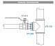 Ниппель VALTEC переходной 1/2 х 3/8 наружная резьба, никелированная латунь