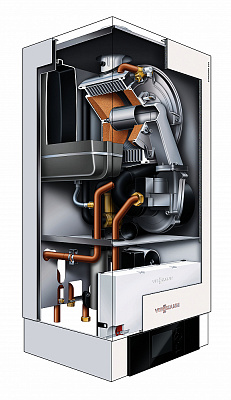 Настенный газовый конденсационный котел отопления одноконтурный Viessmann Vitodens 200-W Vitotronic 100 120 кВт Тип HC1B B2HAK10