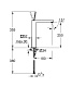 Высокий смеситель для раковины Grohe Eurocube Joy 23661000