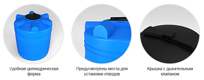 Емкость ЭкоПром ЭВЛ 200 литров