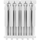Биметаллический секционный радиатор отопления Rommer Plus 500 / 4 секции