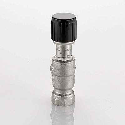 Клапан перепускной VALTEC угловой 1/2 (20-60 кПа) (VT.665.N.0402)