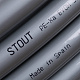 Труба (PE-XA) из сшитого полиэтилена с кислородным слоем Stout серая 20x2,8, бухта 100 м
